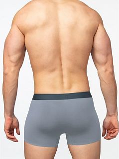 Эластичные боксеры с двойным гульфиком серого цвета Sergio Dallini RTSD2908-6